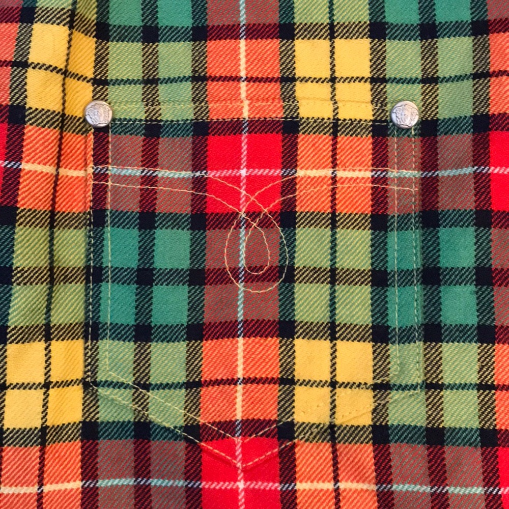 VINTAGE VERSACE: Plaid Mod Dress - Picture 2 of 10